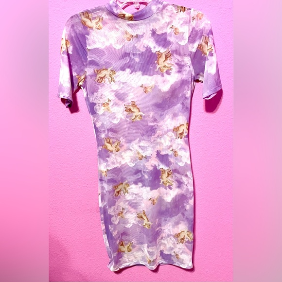 Dolls Kill Dresses & Skirts - Cherub Mesh Print Dress